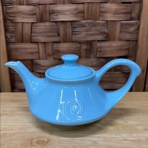 Vintage Pearl China Company Aladdin Lamp Tea Pot Robbins Egg Blue
